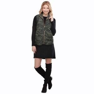 Mud Pie Green Camouflage Vest